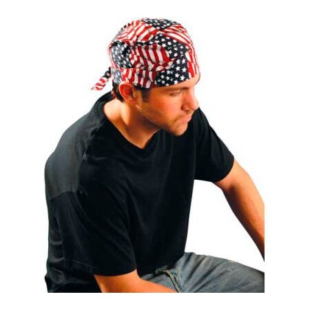 Occunomix OccuNomix Deluxe Tie Hat With Elastic Rear Band Navy, 12 Pack, TN6-01 - Pkg Qty 12 TN6-01